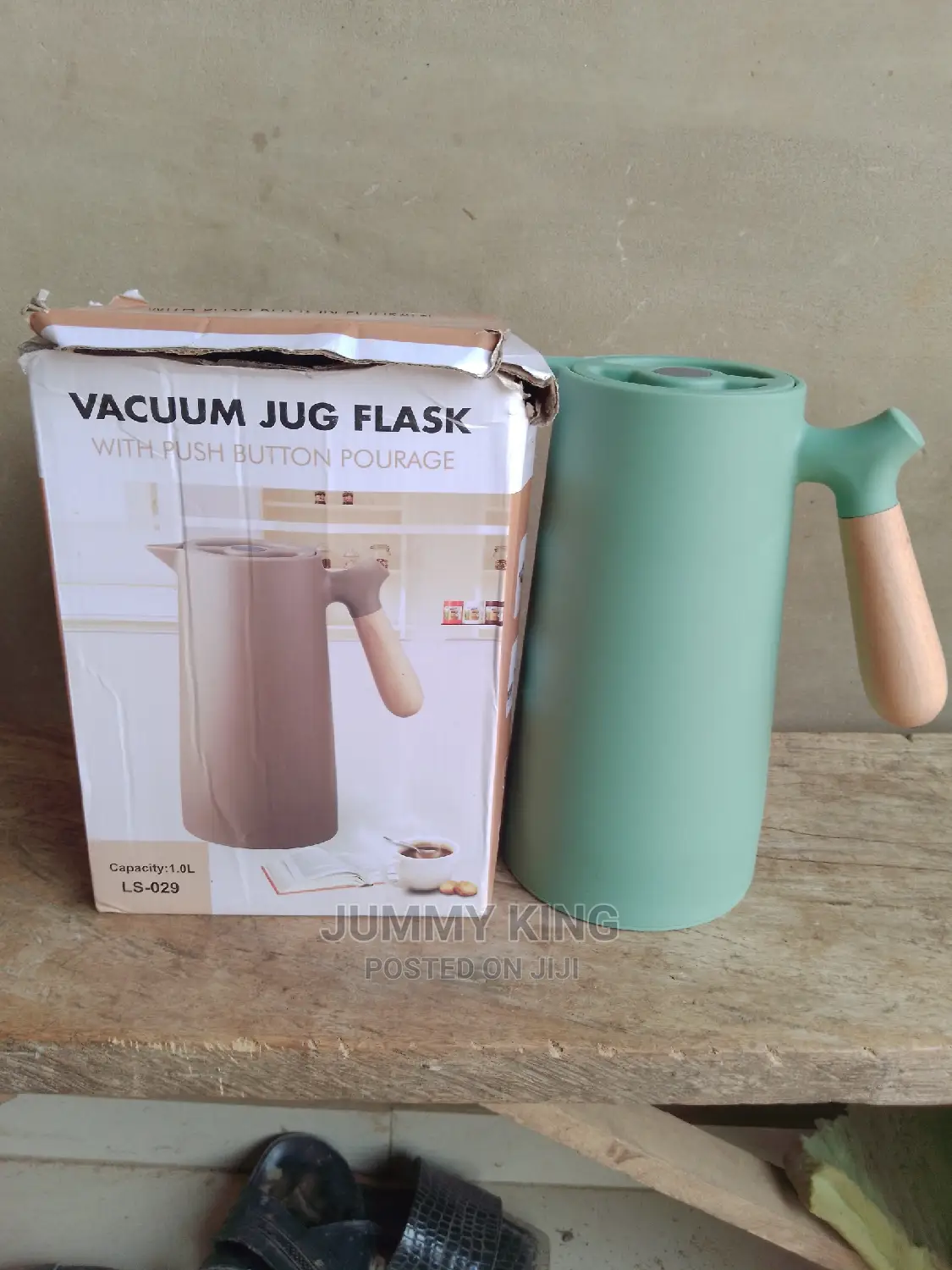 1.0l Vacuum D Insulated Stainless Steel Thermos Jug Flask