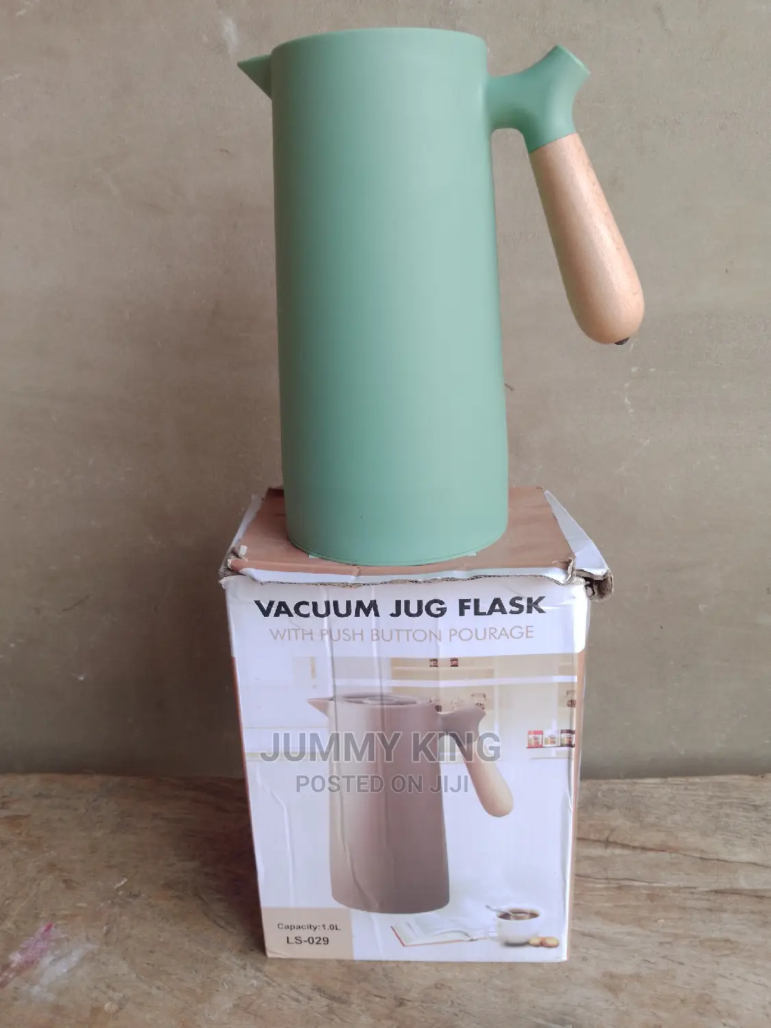 1.0l Vacuum D Insulated Stainless Steel Thermos Jug Flask