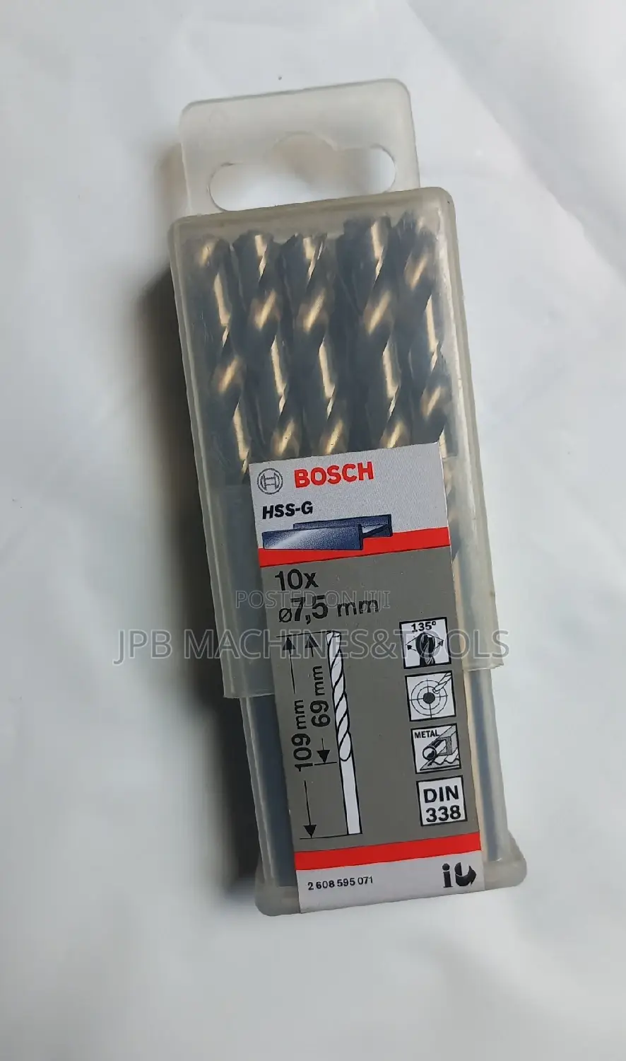 7.5 Mm HSS-G Metal Bit Bosch