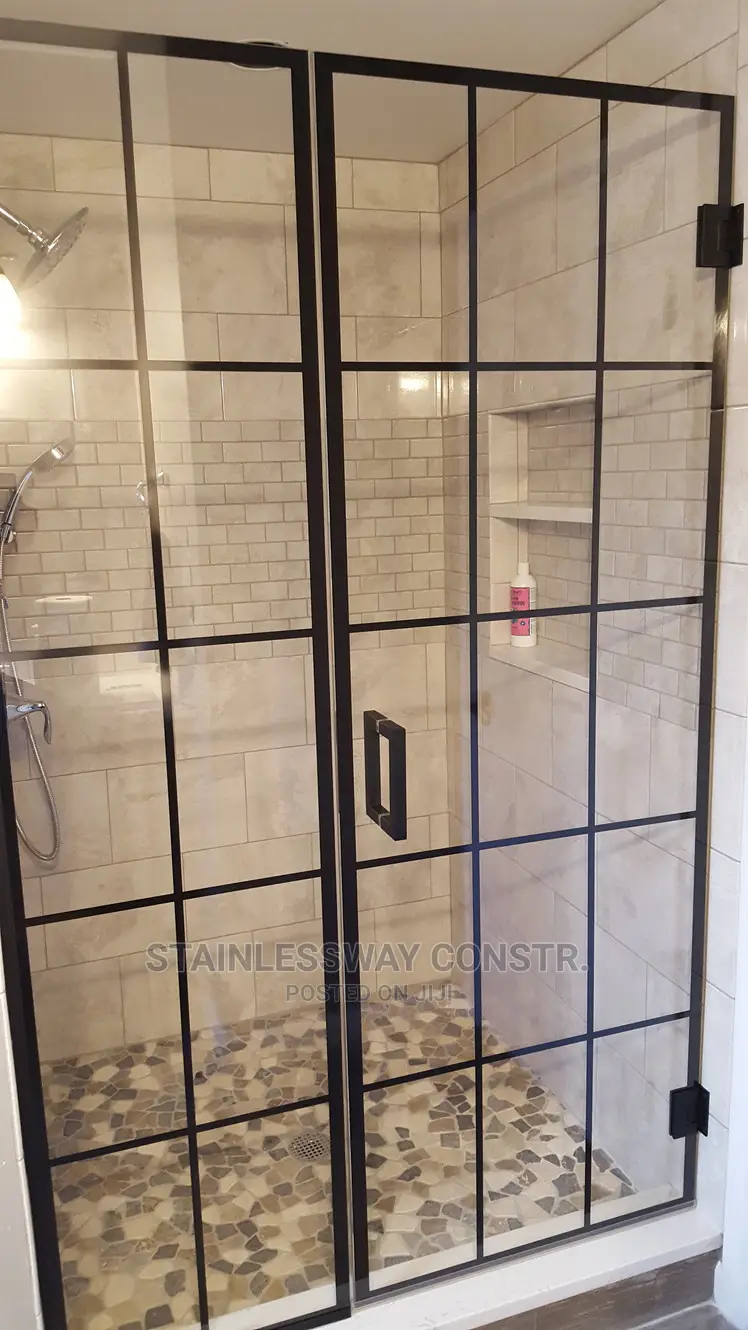 Shower Cubicle Strip Black