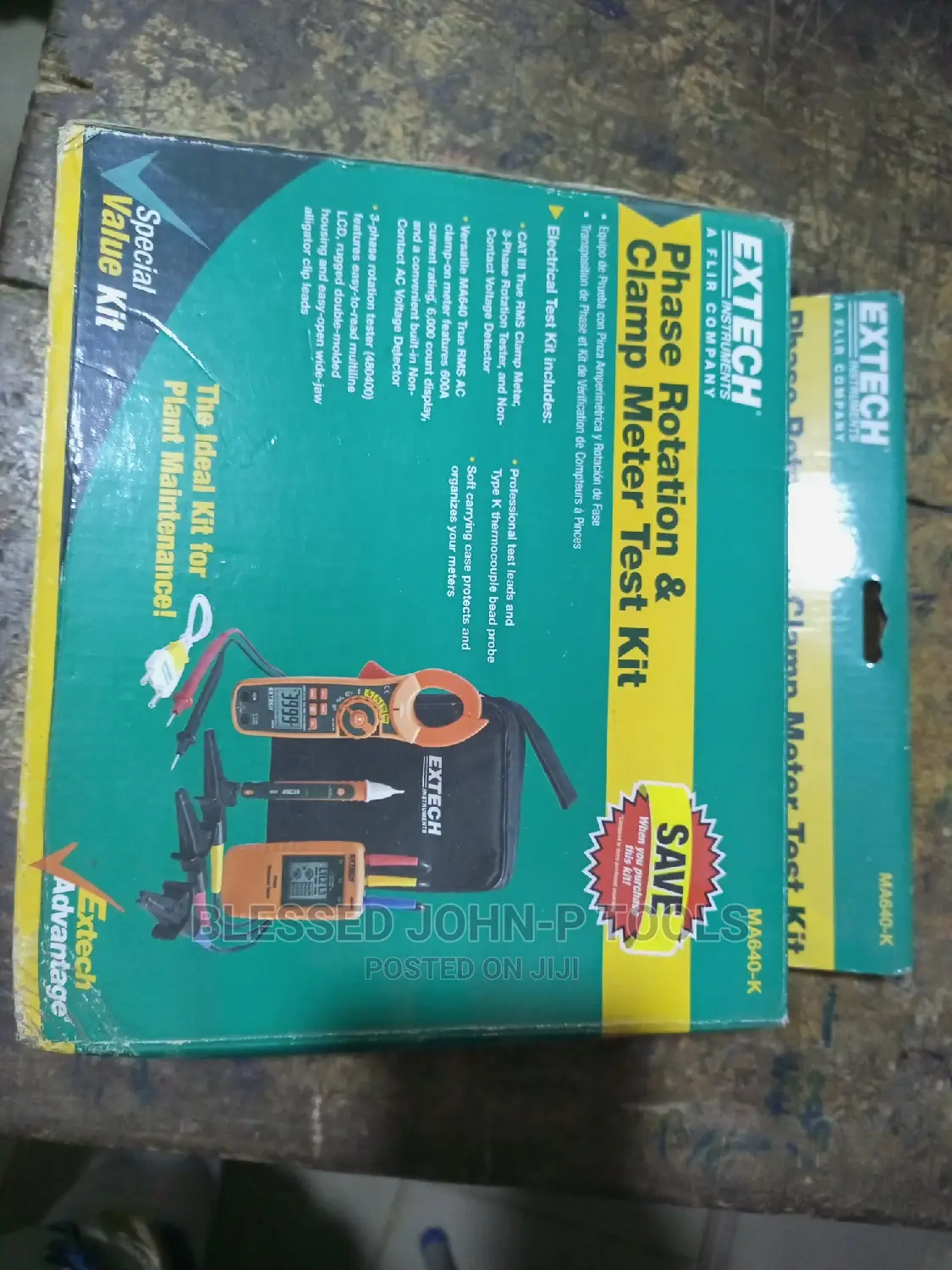 Phase Rotation Clamp Meter Test Kit