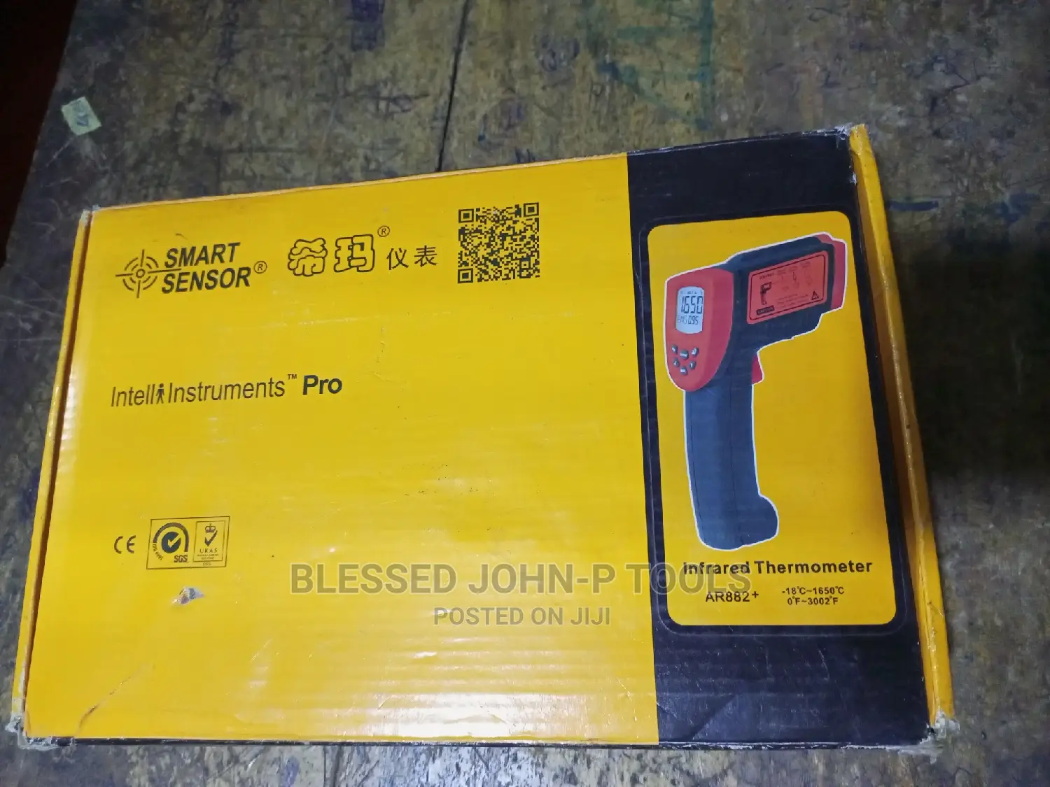 Infrared Thermometer Industrial 18-1650c°