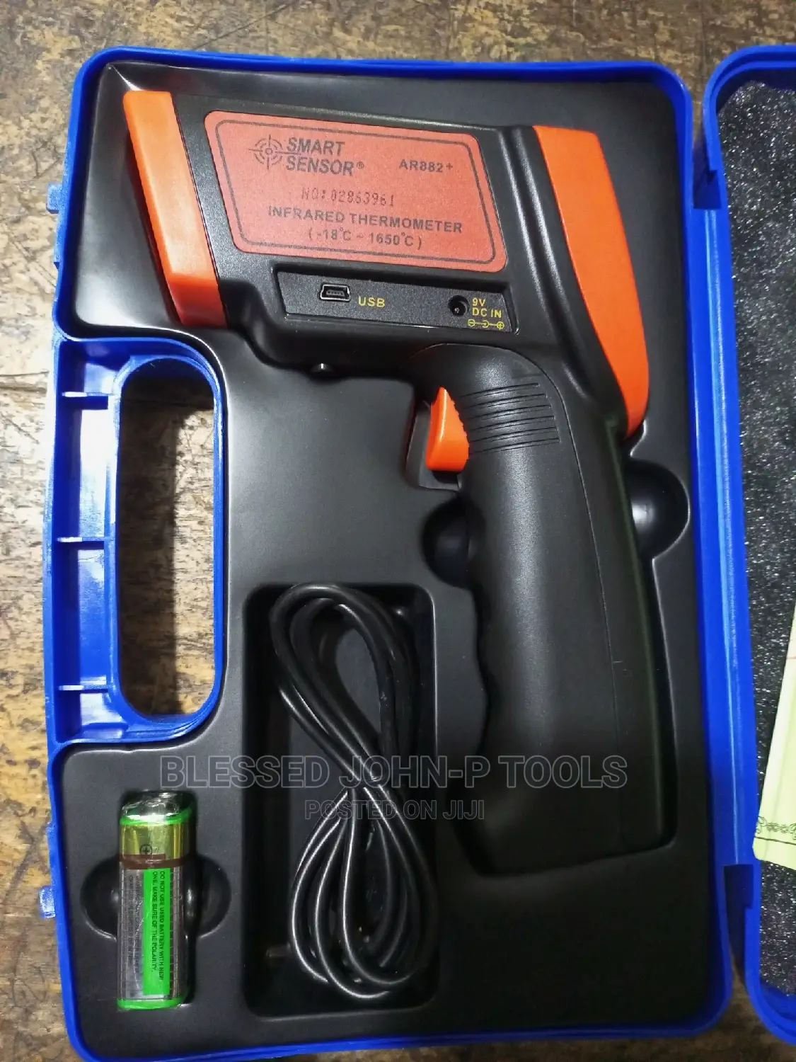 Infrared Thermometer Industrial 18-1650c°