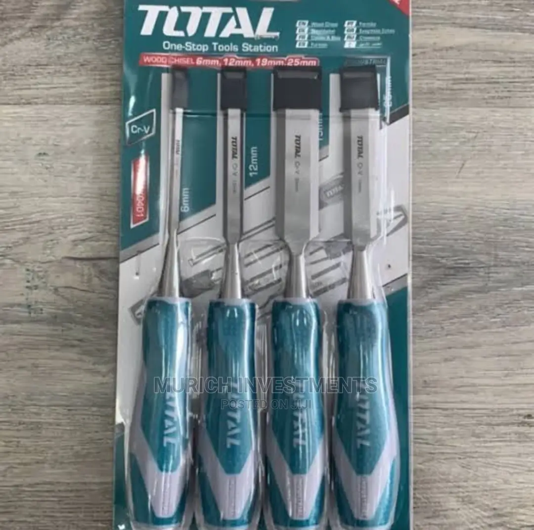 Total 4pcs Wood Chisel Set