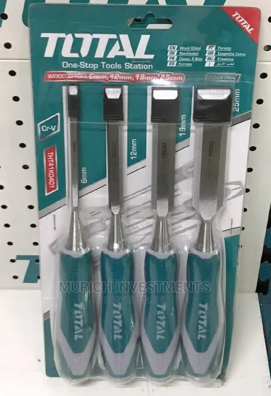 Total 4pcs Wood Chisel Set