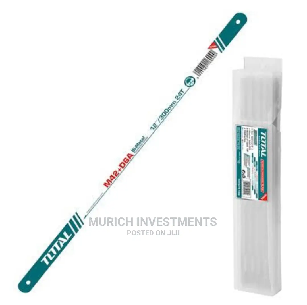 Total 10 Piece Bi-Metal Hacksaw Blade Set (24T)