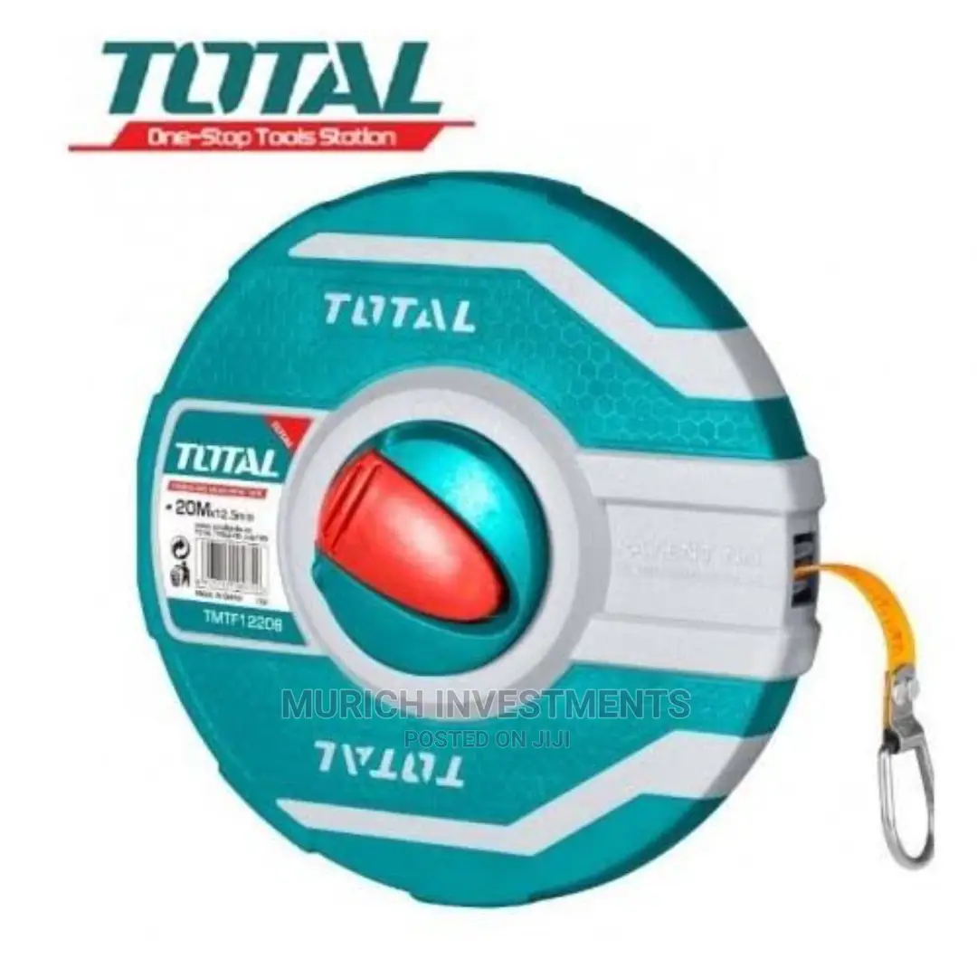 Total 20m Fibreglass Measuring Tape