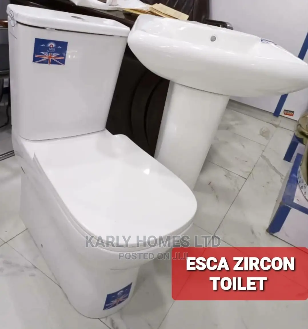 Original England Executive (Esca Zircon) Wc Sets