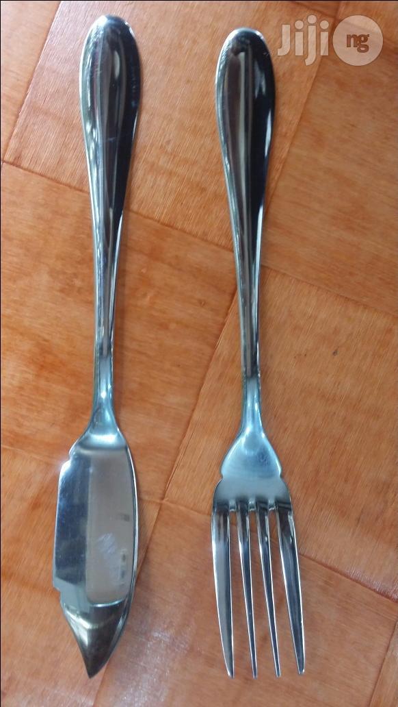 Fish Fork And Fish Knife 18/0 In Dozens.