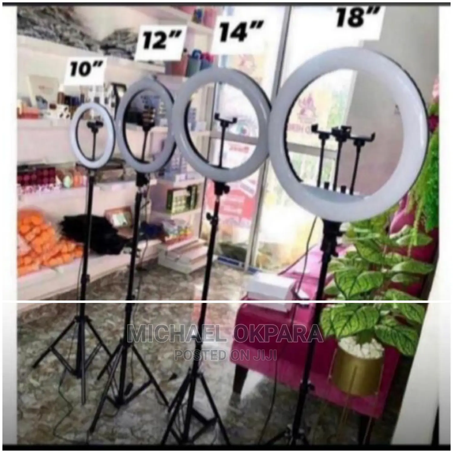 12/14/18 Inches Ring Light