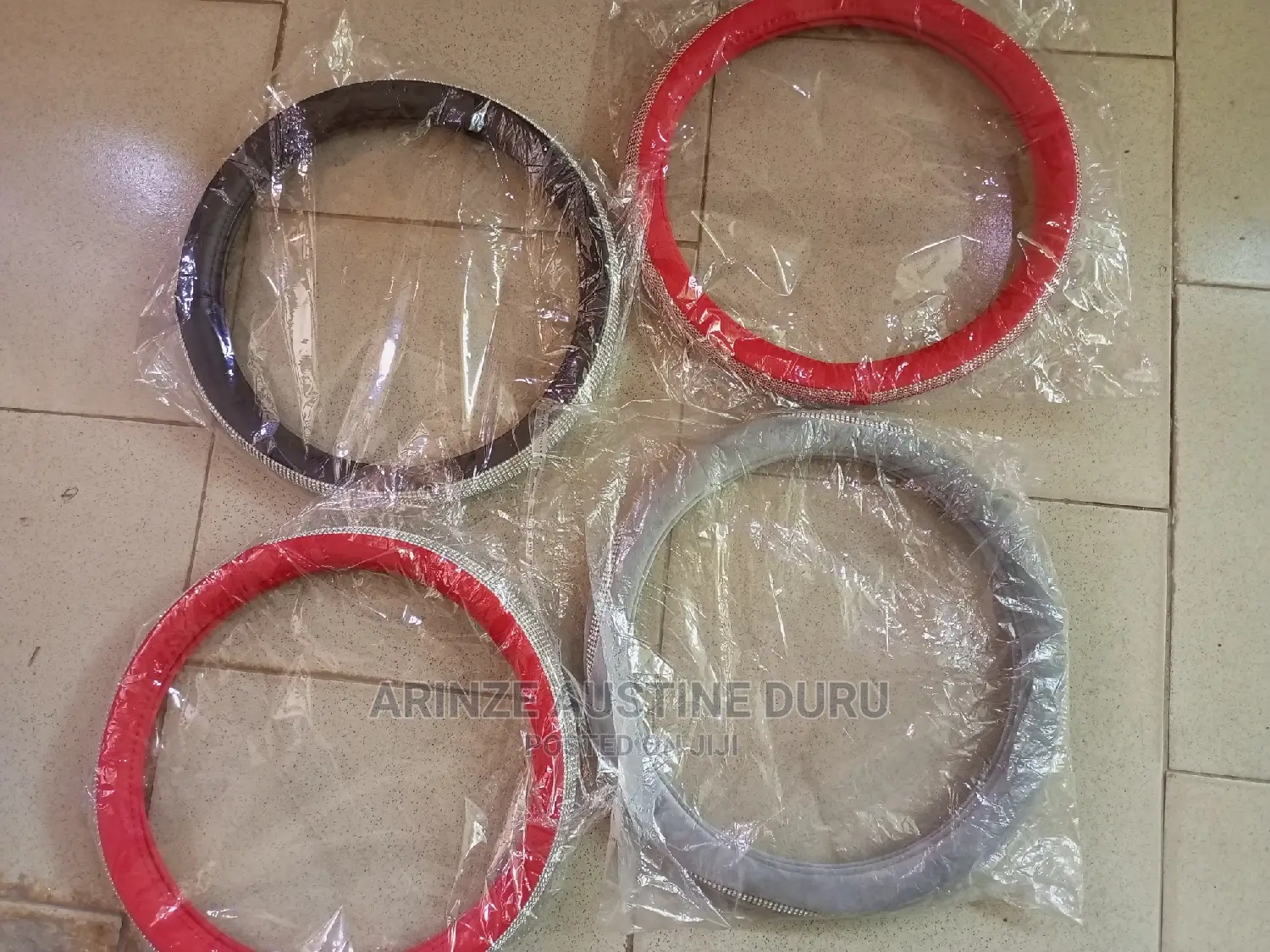 Blinks Red Steering Wheel Cover