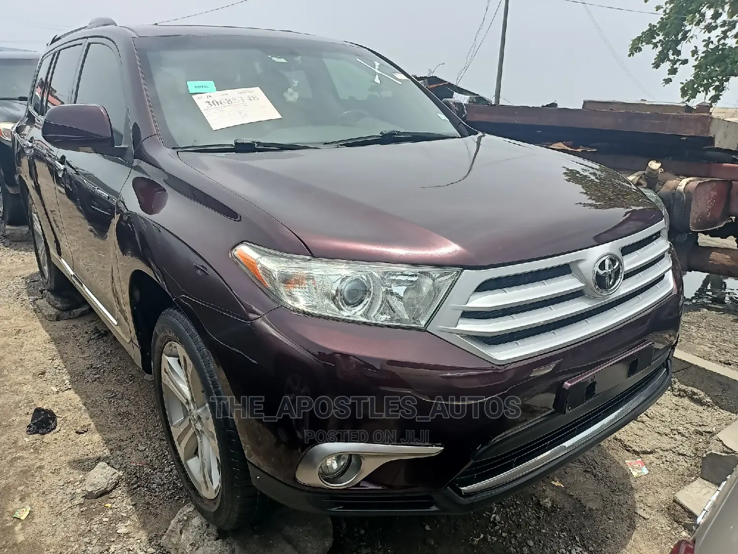 Toyota Highlander Limited 3.5L 2WD 2013 Red