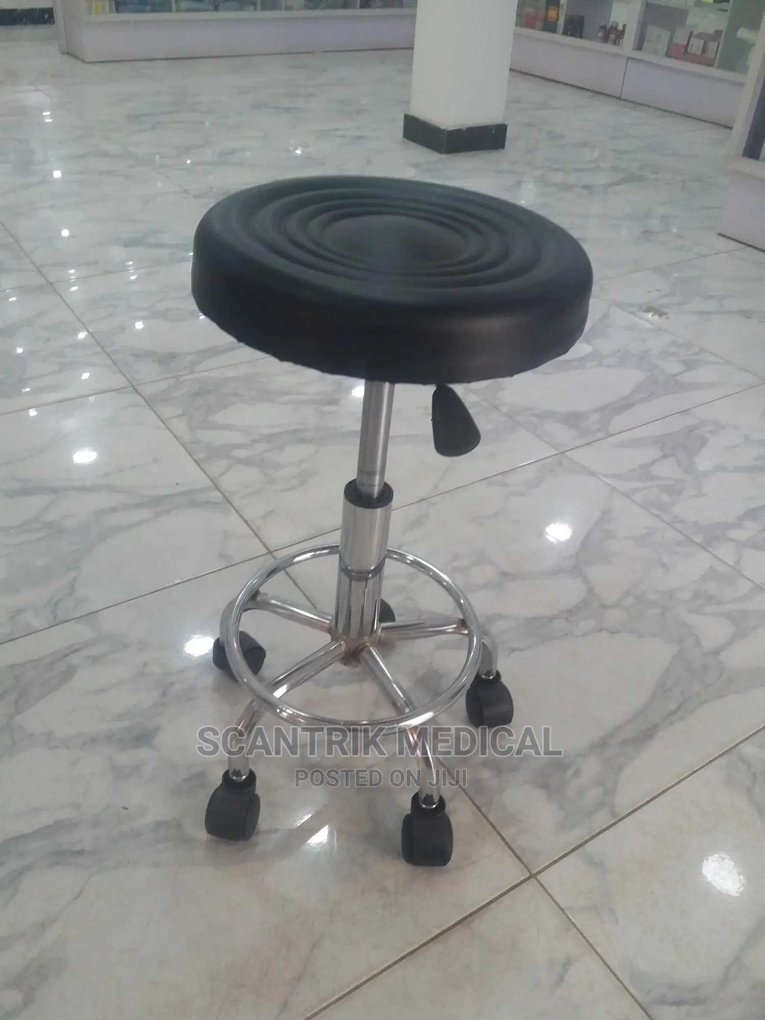 Stool With Wheels Heavy Duty Hydraulic for Shop Guitar Lab