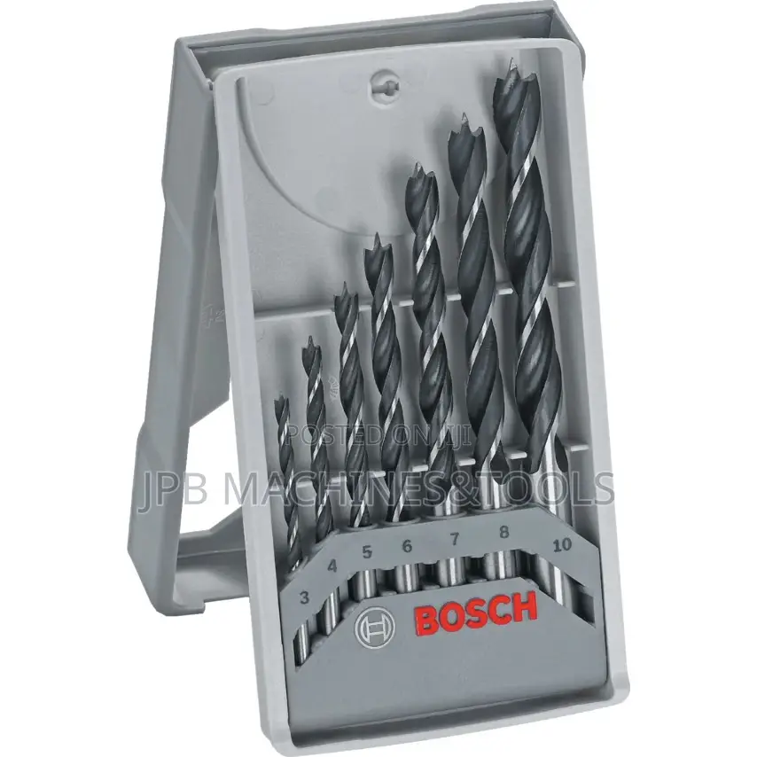 Bosch Set Of Wood Drilling Bits 3,4,5,6,7,8,10