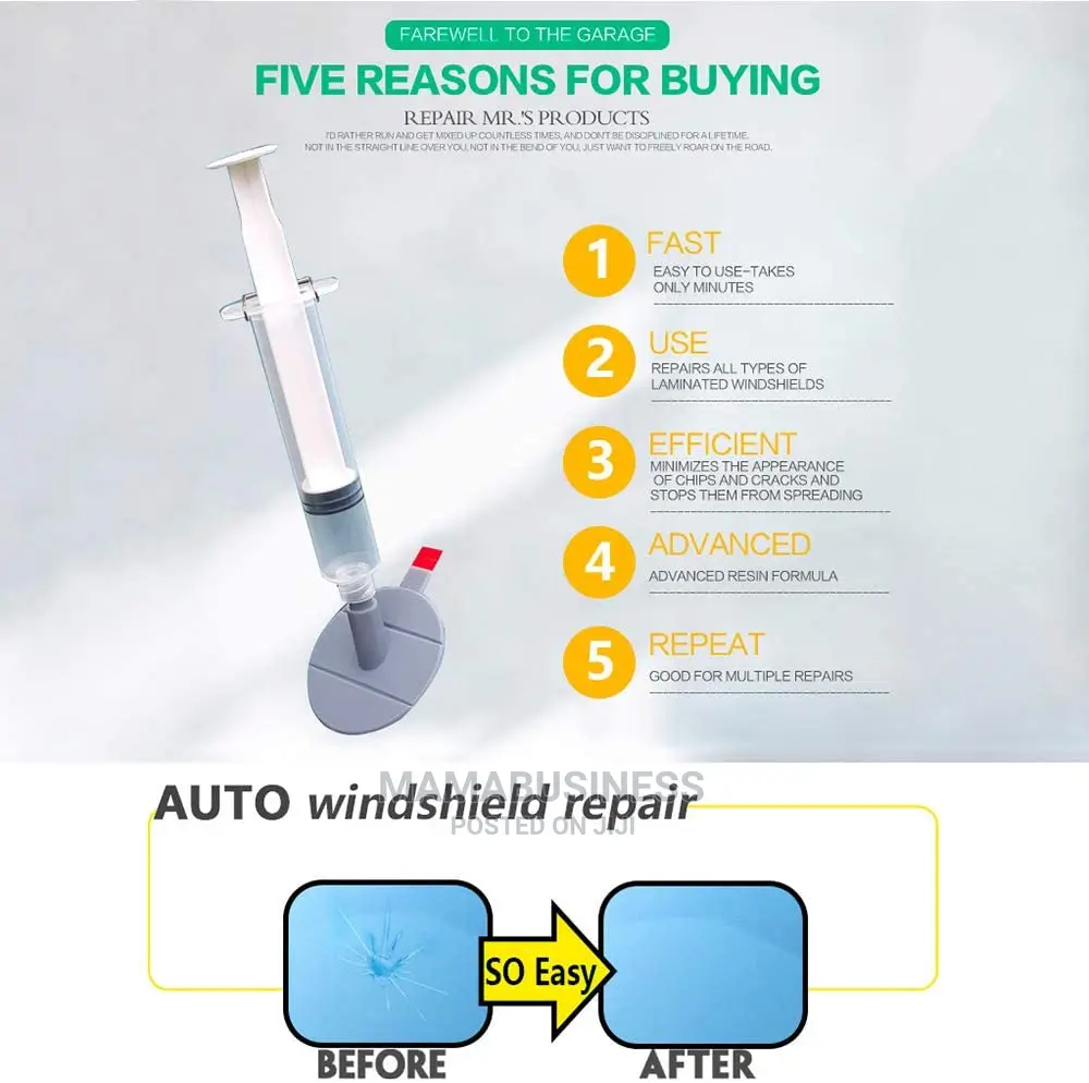 Professional Car Windscreen Repair Kit