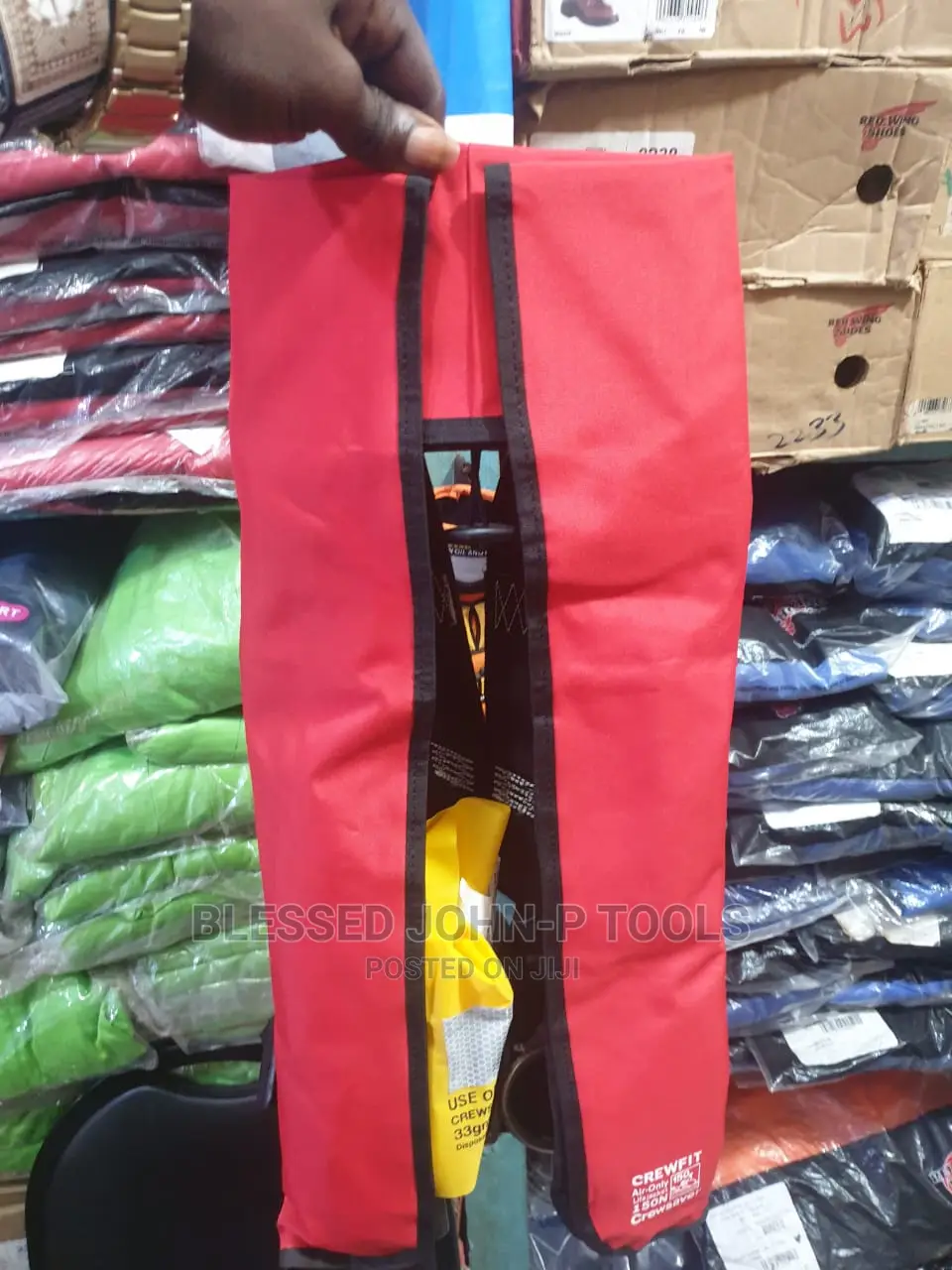 150N Life Jacket With Air Cylinder