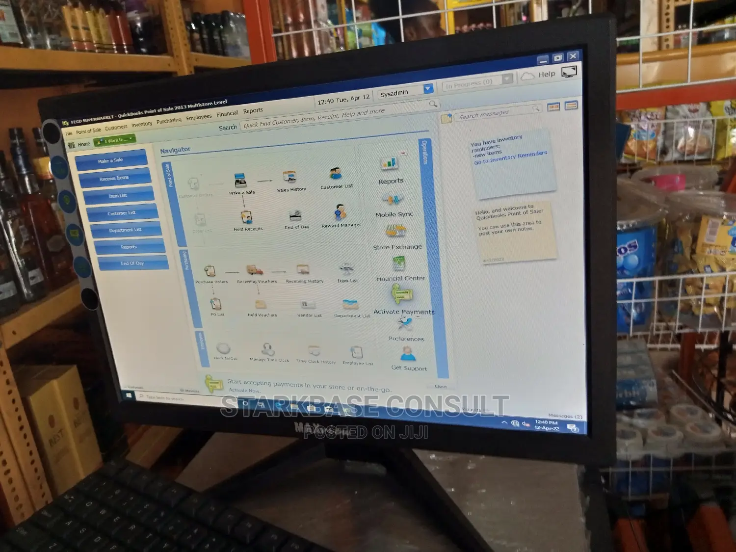 Point of Sale Software Setup for Supermarket and Stores