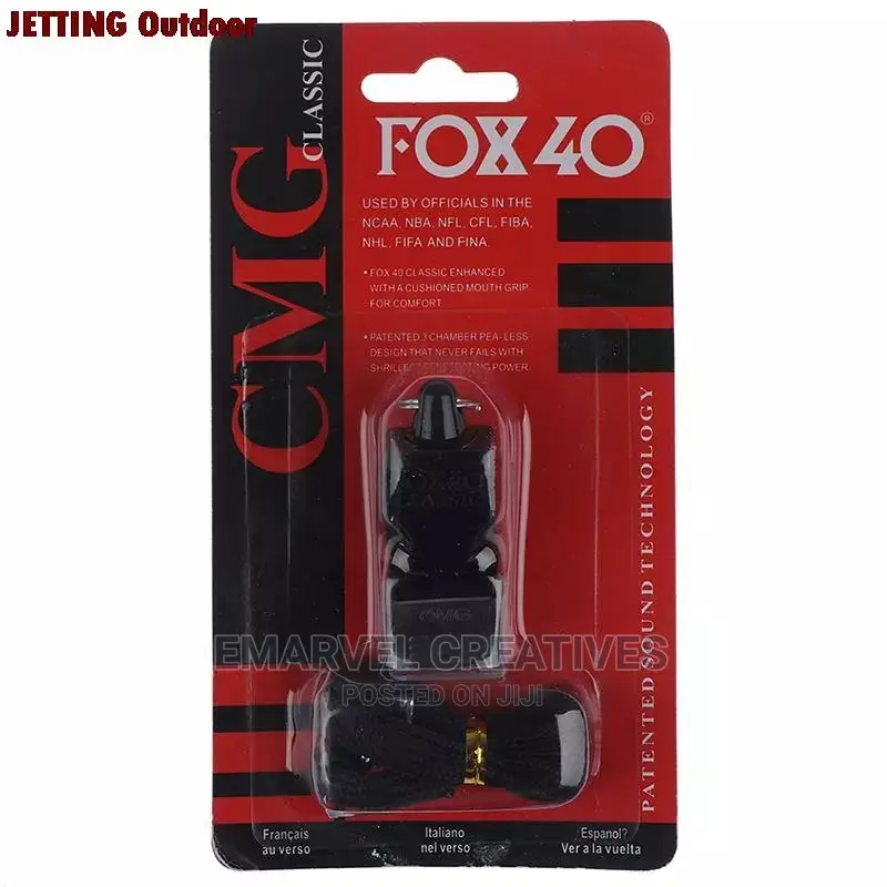1pcs Whistle With Lanyard Fox 40 Football Basketball