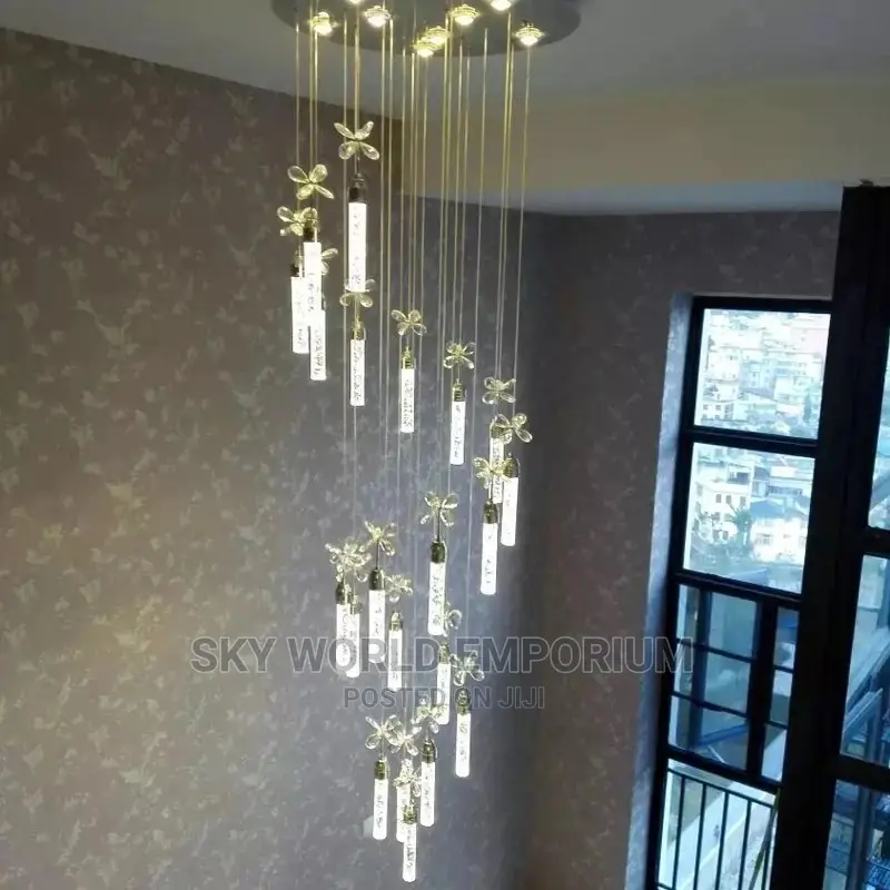 Spiral Stair Chandelier