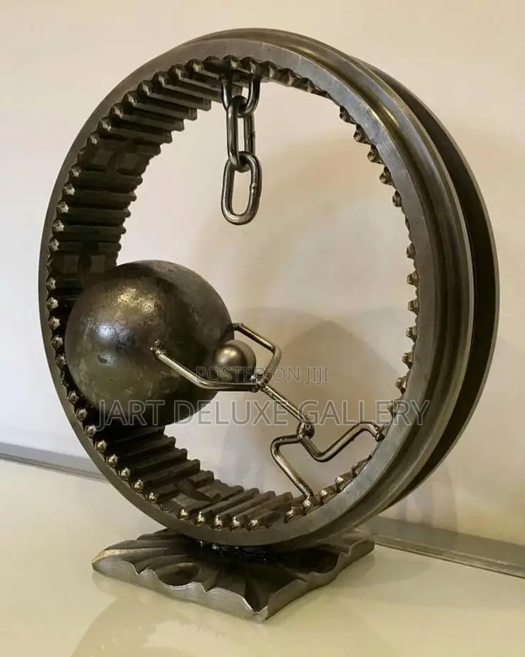 Original Metal Table-Top Sculpture