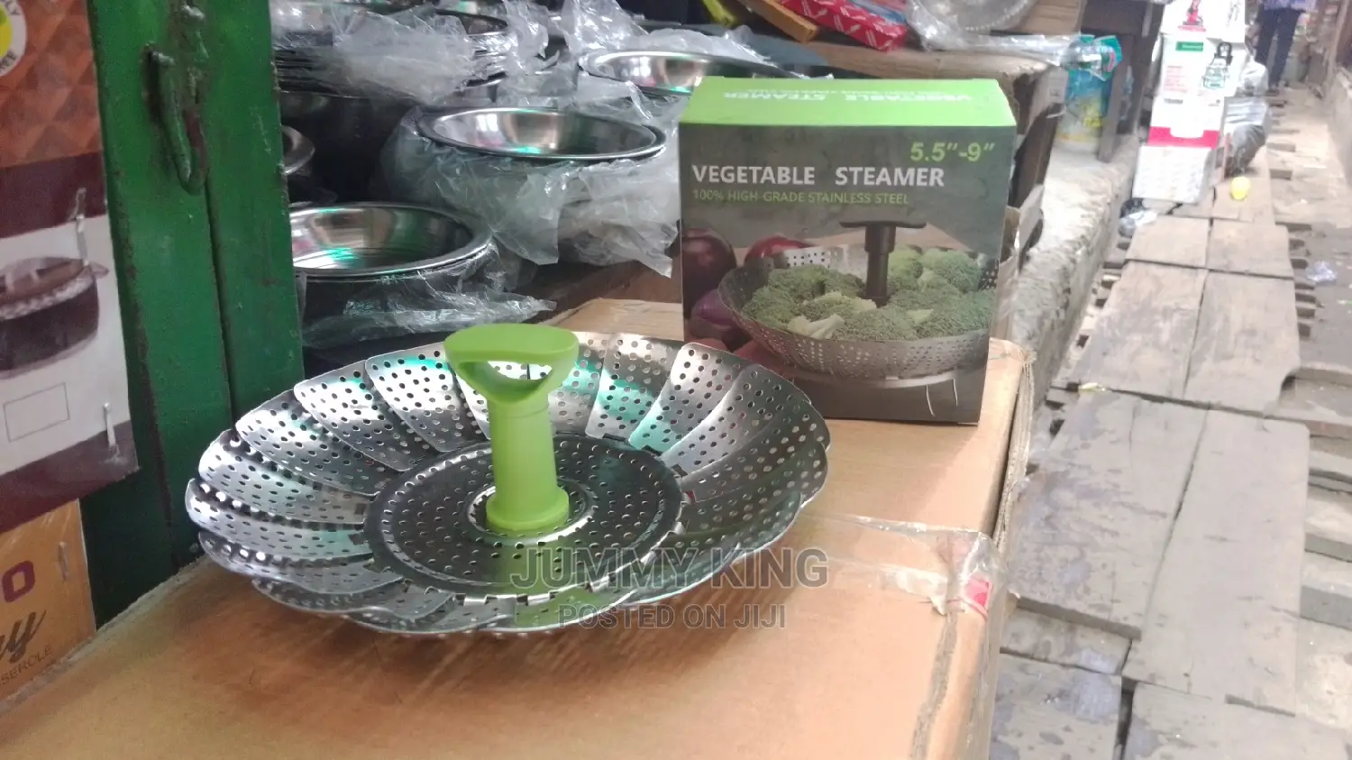 10 Inch Vegetable Steamer Basket, Stainless