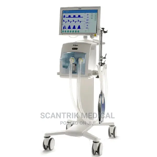 ICU Medical Ventilator With Air Compressor
