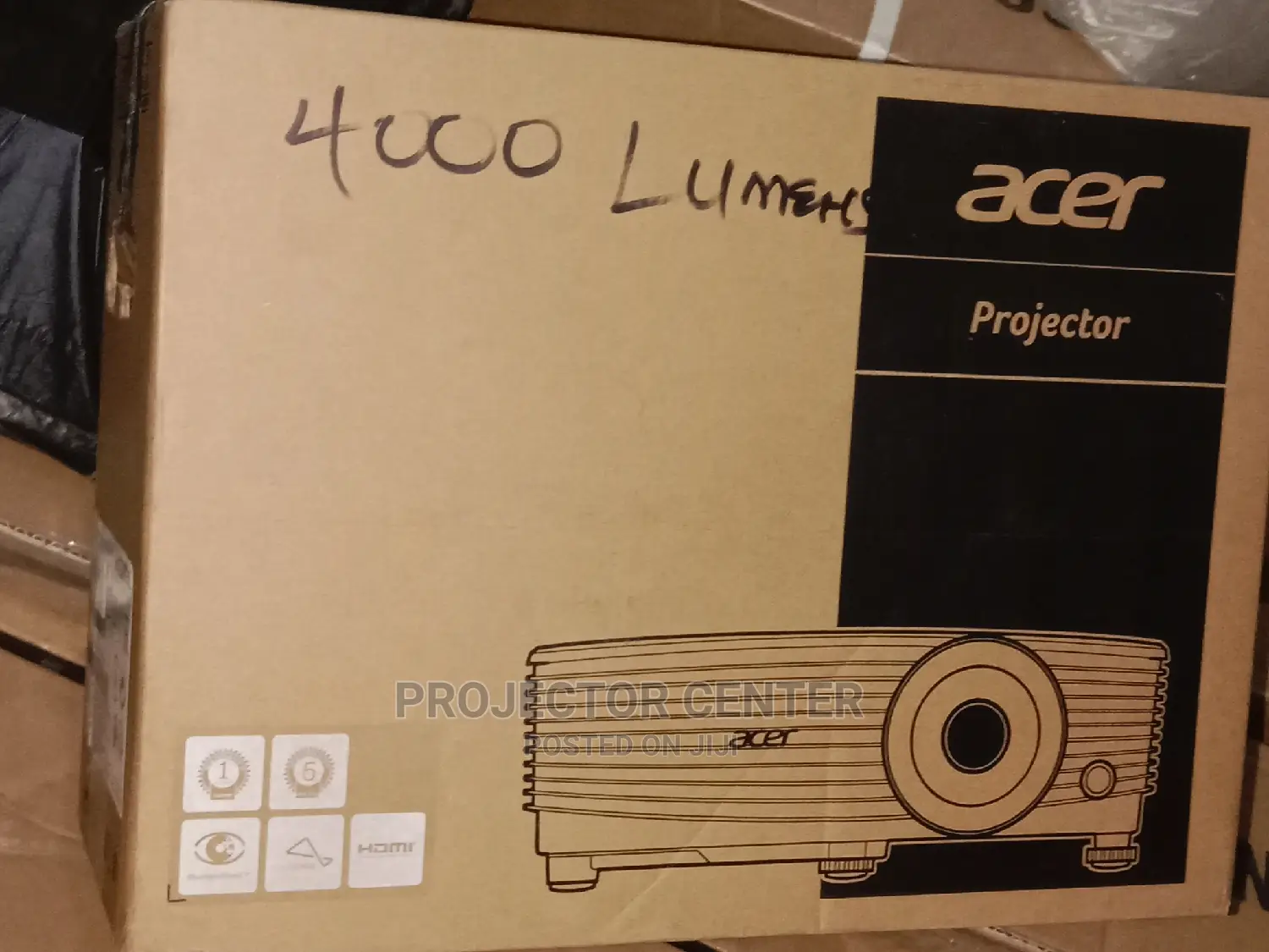 Acer 4000ansi Lumens Brightness DLP Hdmi Projector