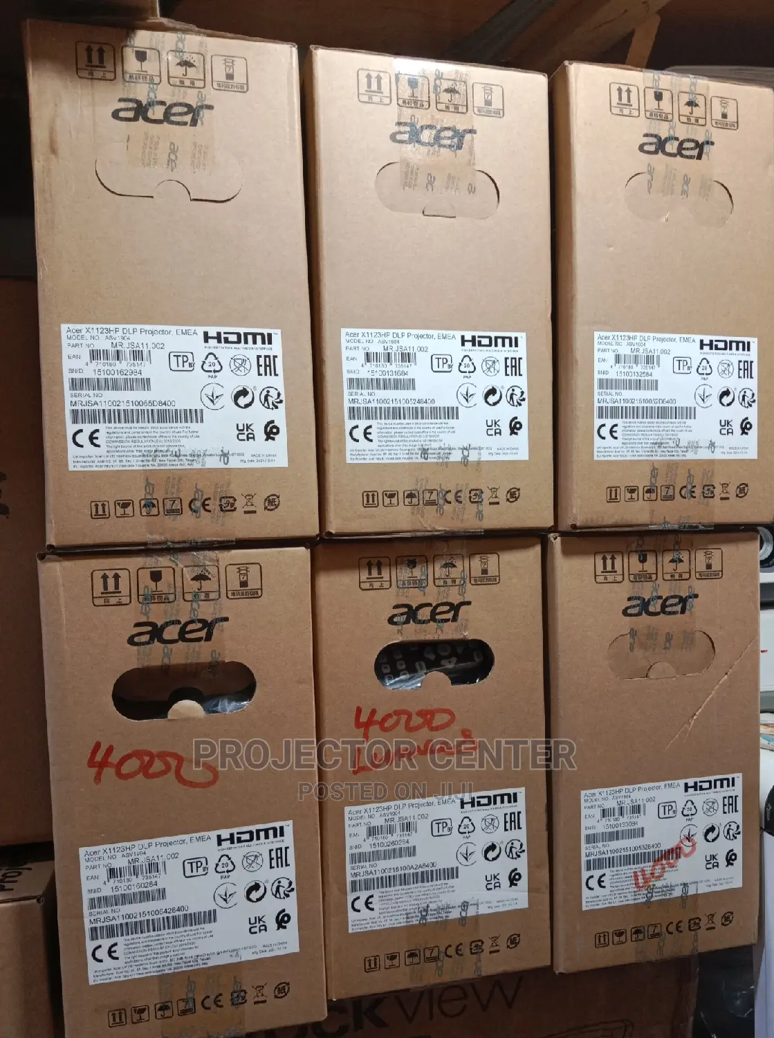 Acer 4000ansi Lumens Brightness DLP Hdmi Projector