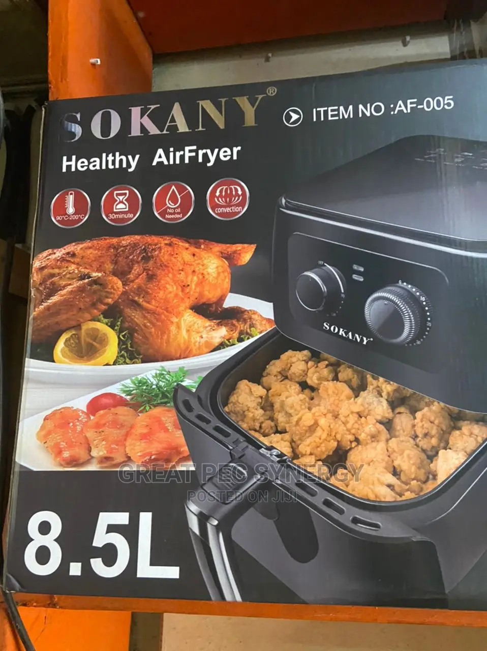 8.5 Liters Air Fryer (Sokany)