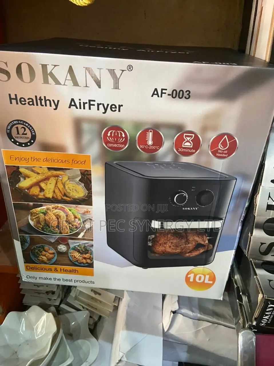 12 Liters Air Fryer (Sokany)