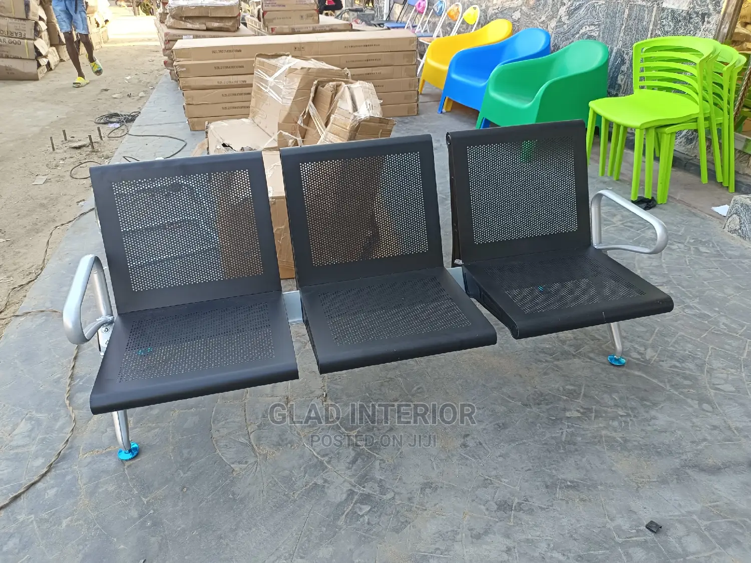 Steel Reception Chair