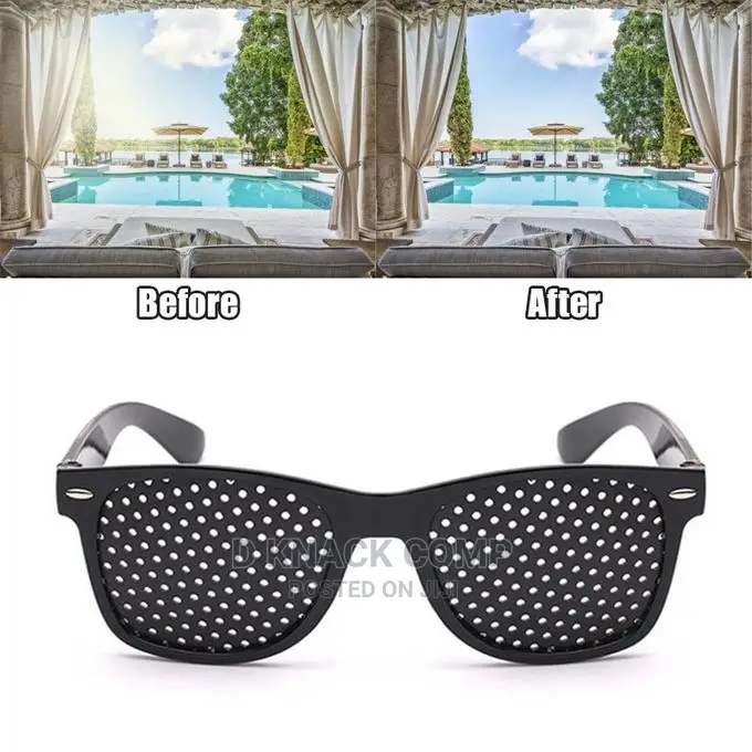 Anti-Myopia Astigmatism Glasses Pin Hole Eye Glasses