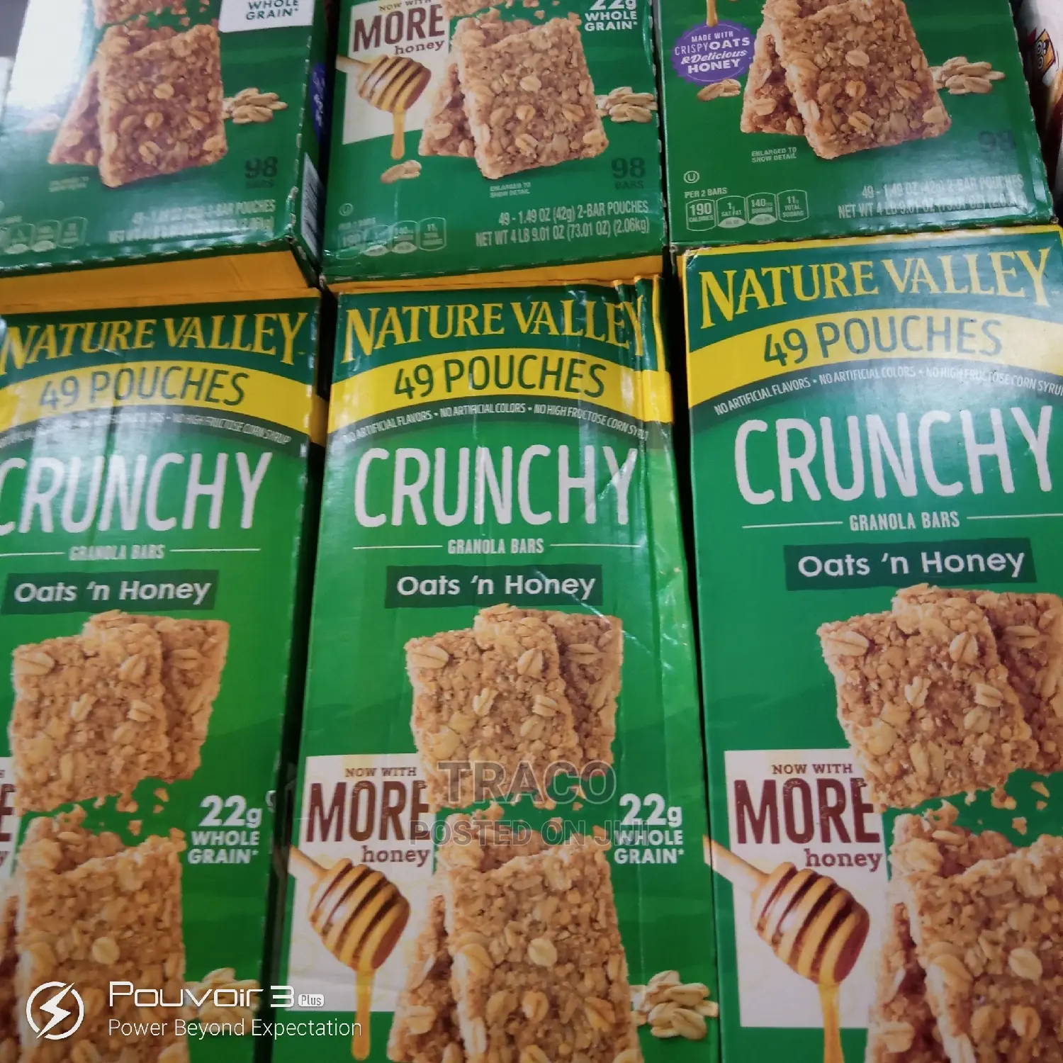 Nature Valley Crunchy Oats'n Honey Bar, 98-Bars(49pouches)
