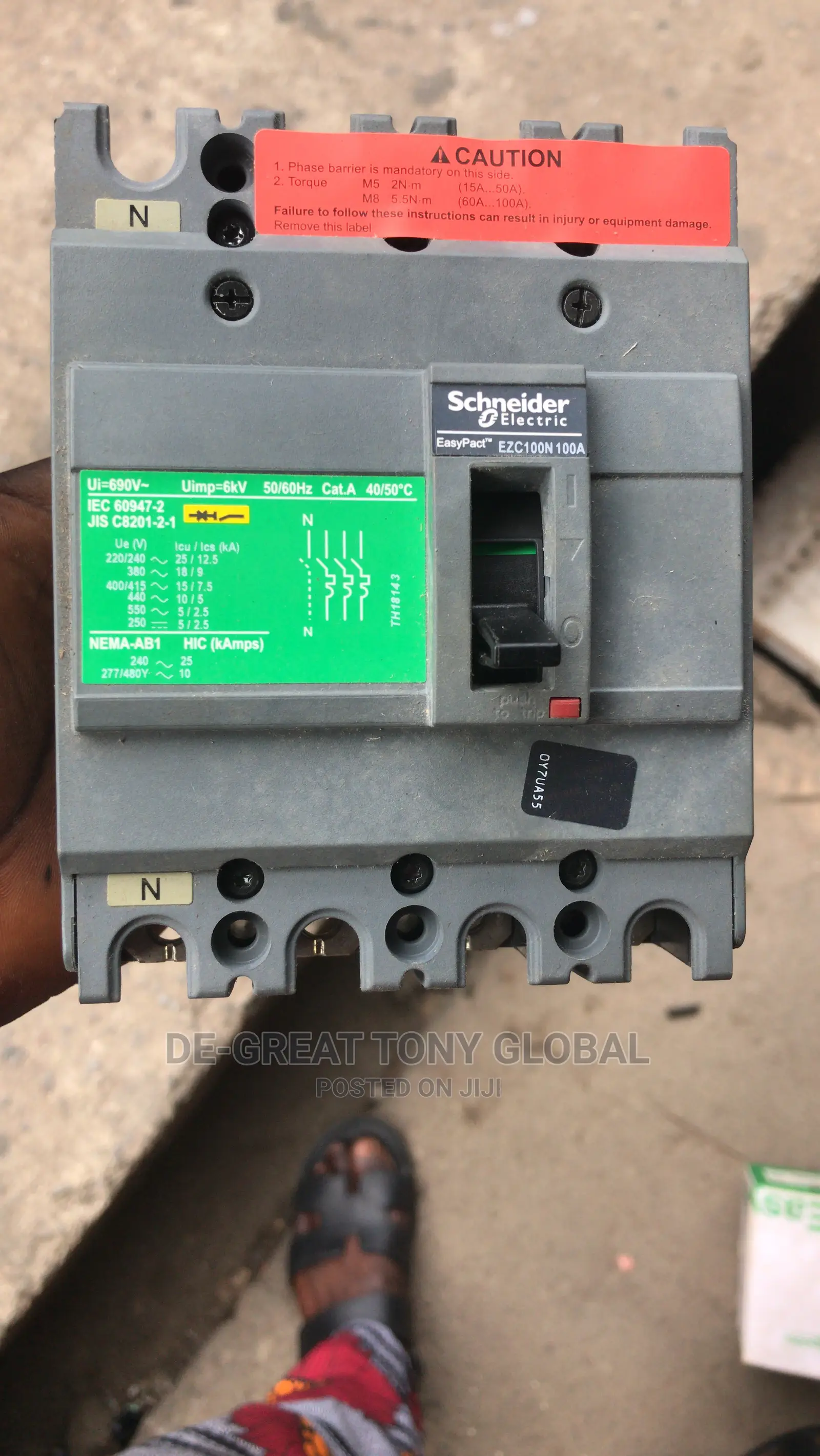 Schneider McCb 100A 4p