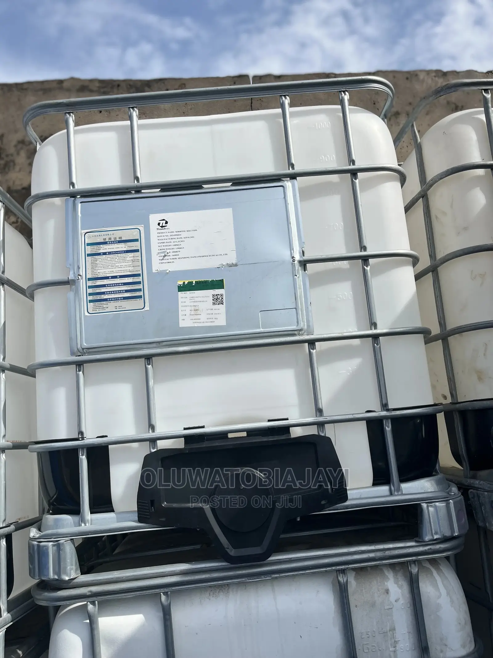 1000liter Water Storage