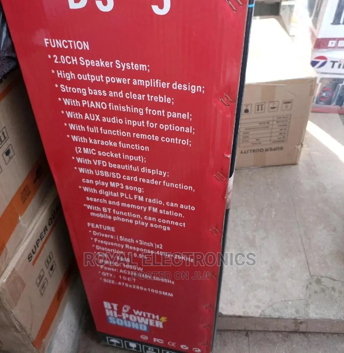 Brand New Dolvin(DS-5, 10000w) Bluetooth Super Sound Speaker