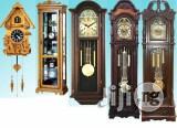 German Hermle Ground Father Clock With Pendulum