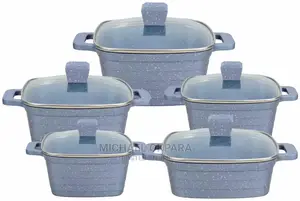 5 Sets 10pieces Granite Pot