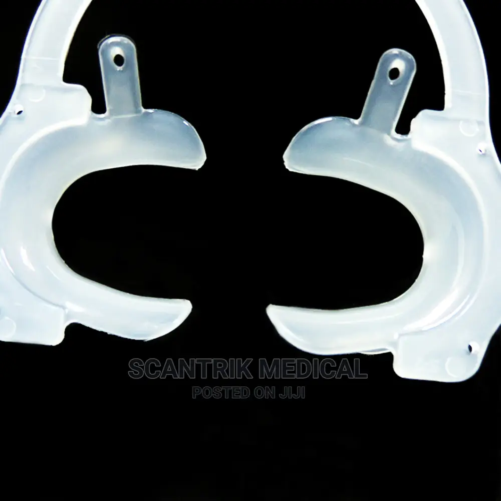 Dental Cheek Lip Retractor Mouth Opener C-Shape With Handle