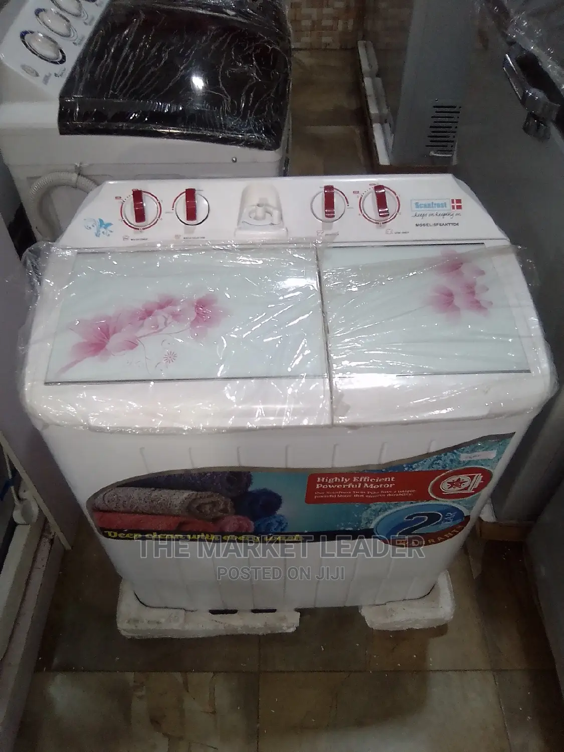Scanfrost 6kg Washing Machine Semi Automatic Sfwmtta