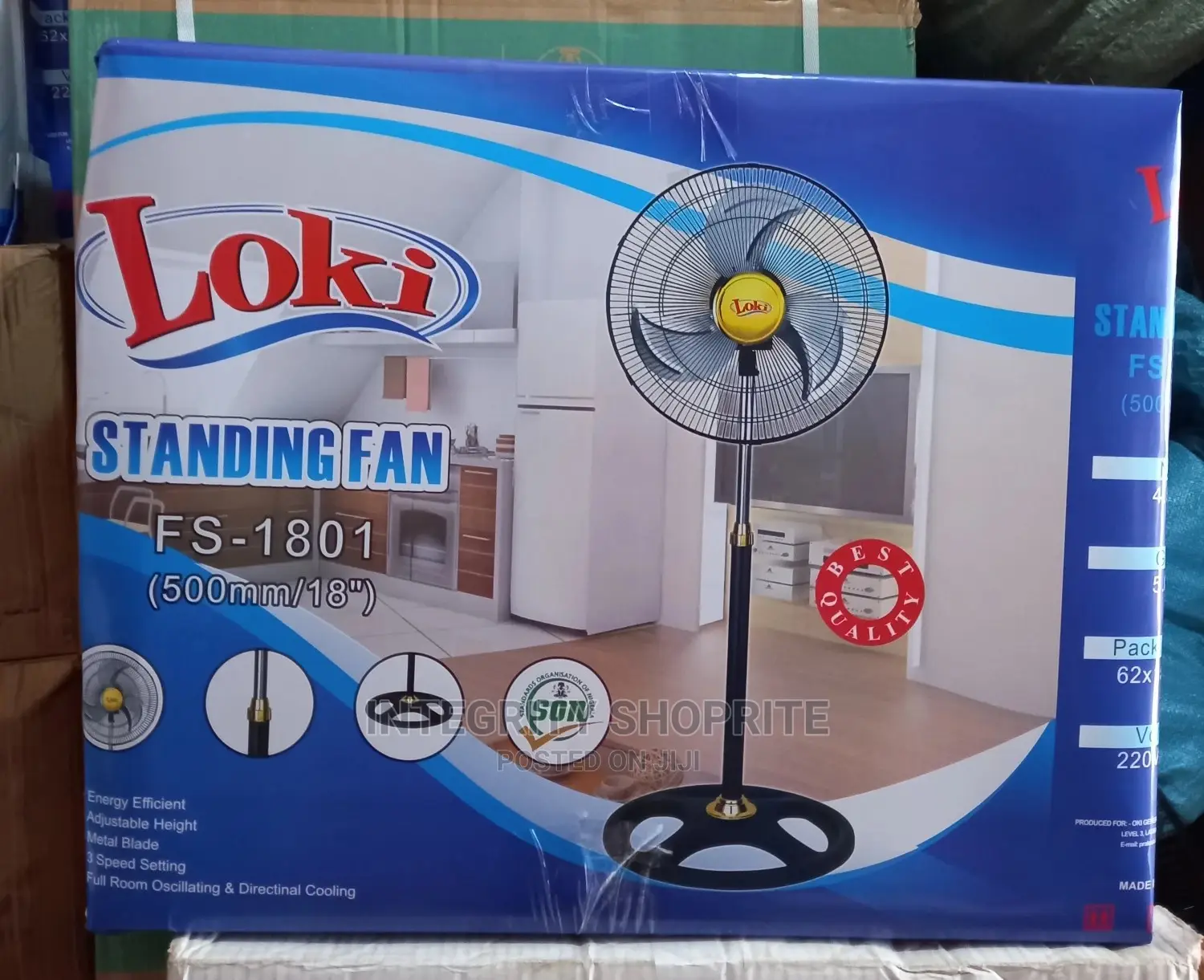 Loki STANDING FAN Best Quality FS-1801