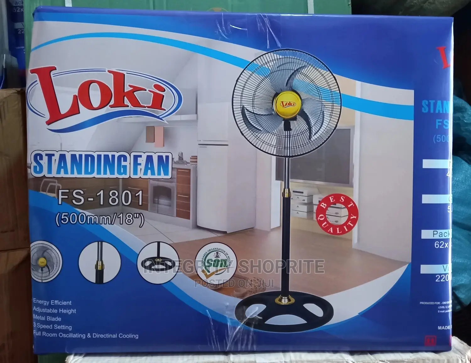 Loki STANDING FAN Best Quality FS-1801
