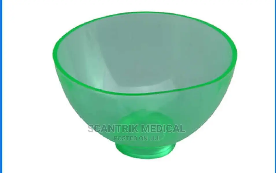 Rubber Impression Mixing Alginate Bowls Green