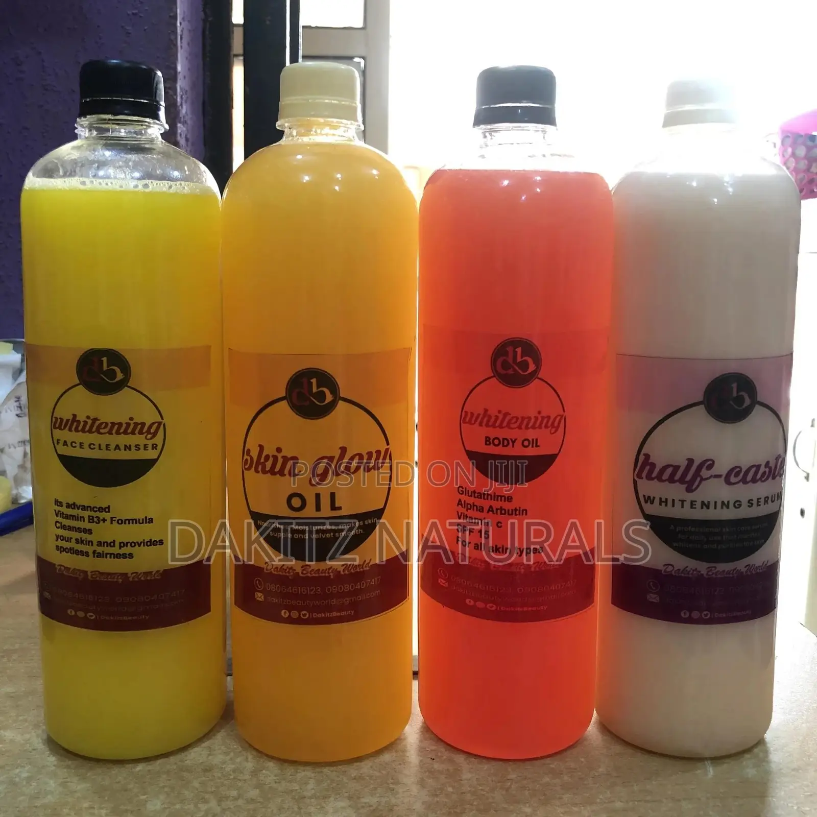 Skin Glow Oil and Whitening Oils Set