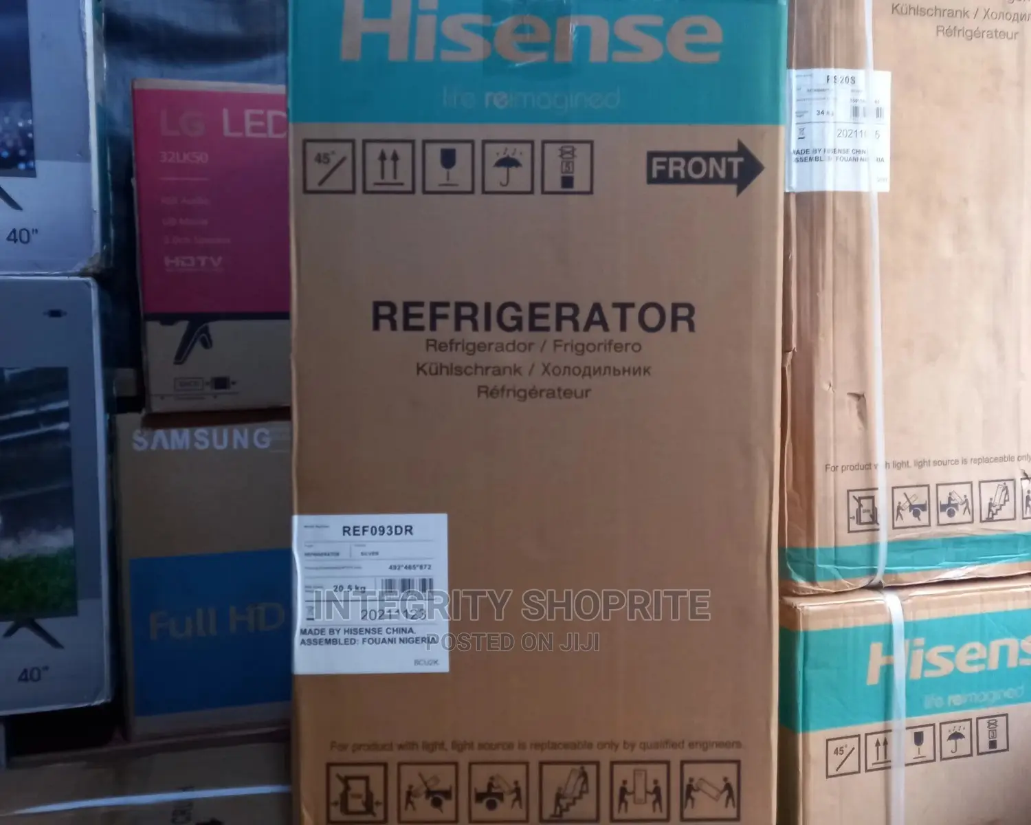 Hisense Nse Refrigerator Single Door 093- Silver