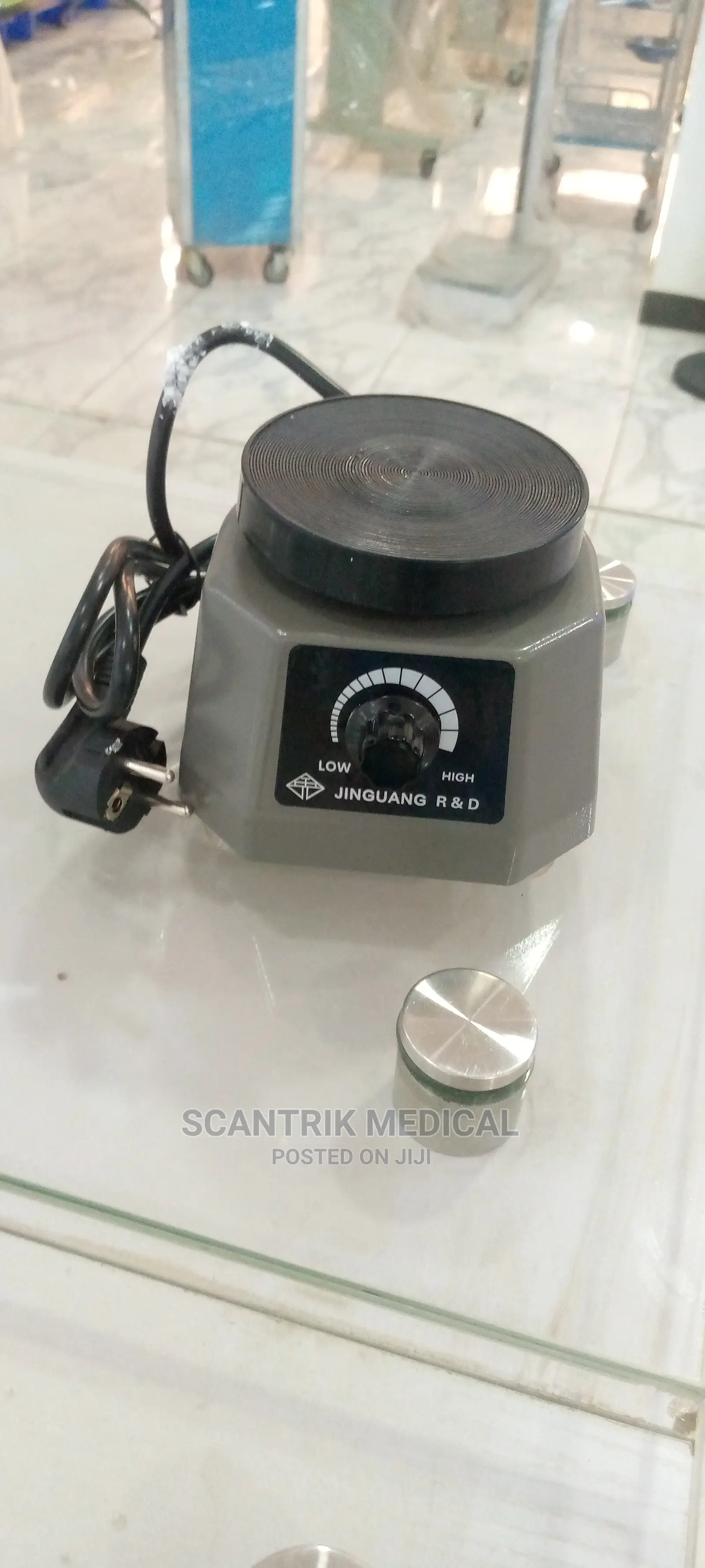 Dental Laboratory Vibrator 4" Round Top Platform