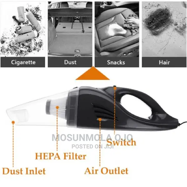 100W Vehicle Car Dry and Wet Big Vacuum Cleaner