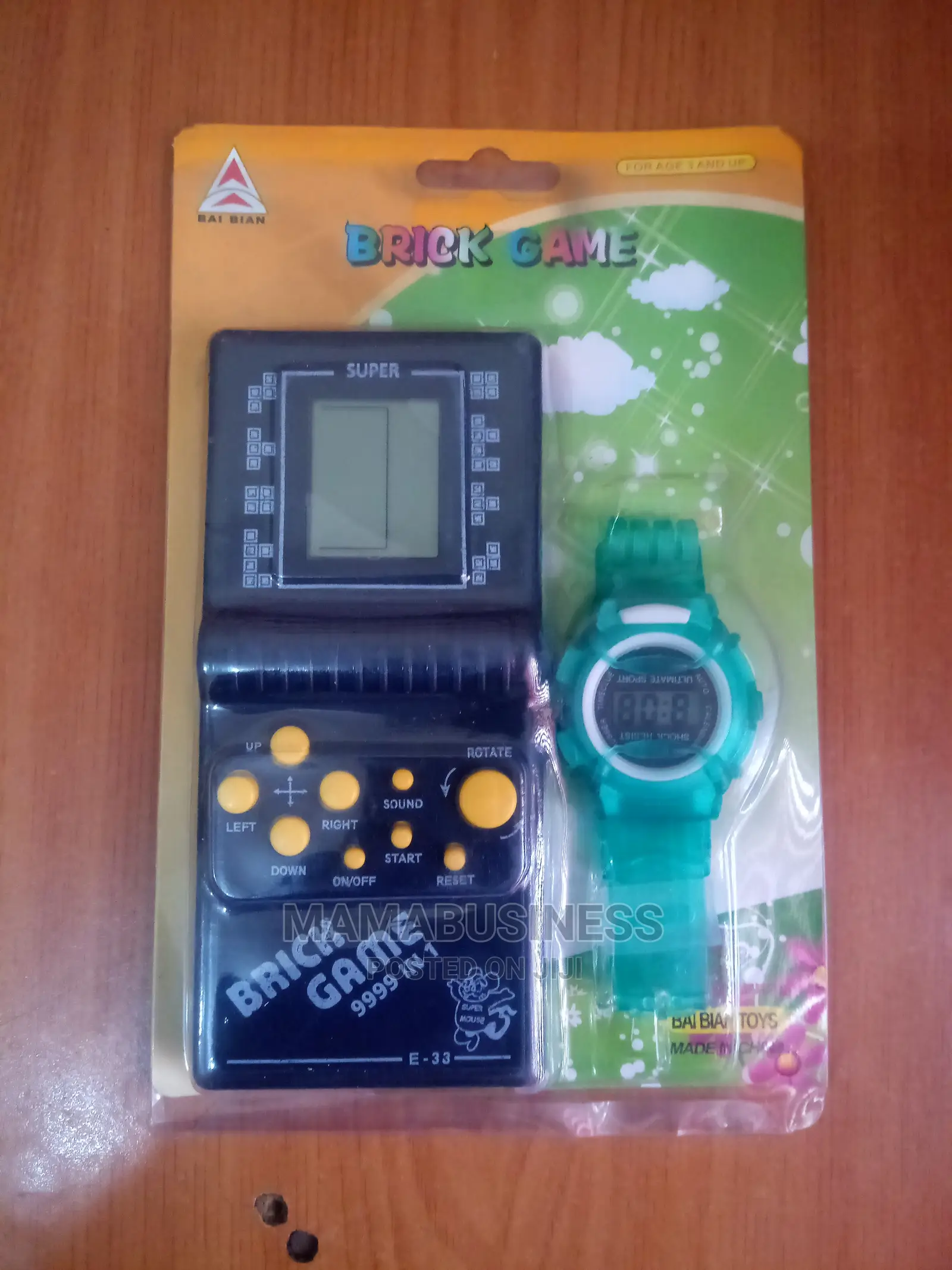 2in1 Brick Game + FREE Watch