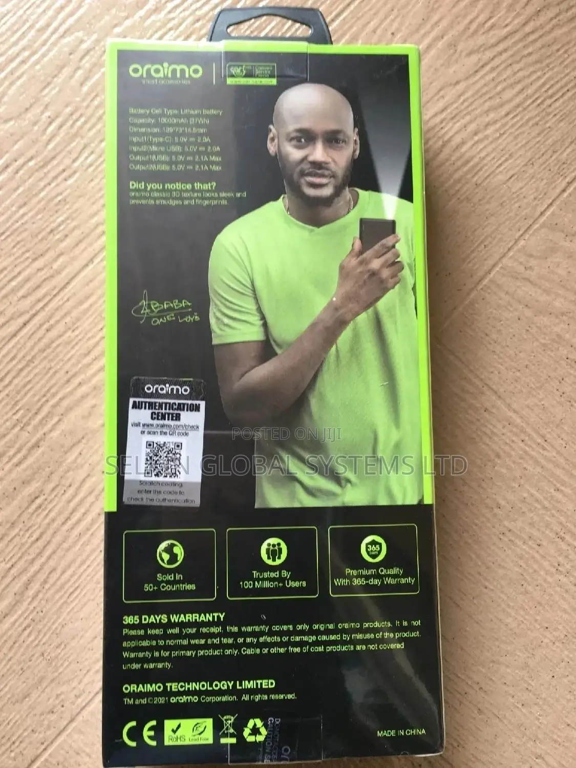 Oraimo 10000mah Power Bank