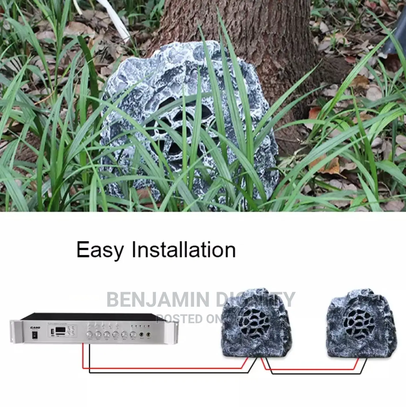 Outdoor Lawn Simulation Rock Speaker.